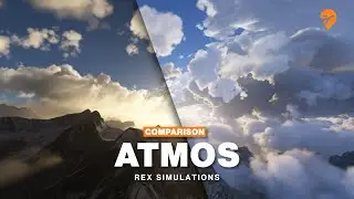 REX Atmos Vs. Default Microsoft Flight Simulator 2020