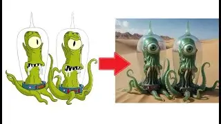 Cartoon Aliens Brought to Life!
