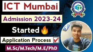 ICT Mumbai Admission 2023-24 Started🔥| Application Process | Eligibility | Important Dates | Apply 😇