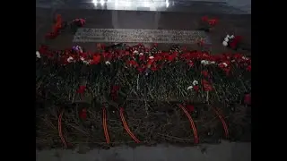 Омск. 9 мая 2021 год! Автопробег Памяти павших! Минута молчания! Салют!