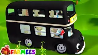 Wheels On The Bus Go Round And Round, Nursery Rhymes And Kids Song by Farmees