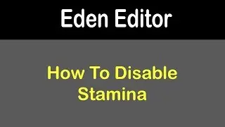 Arma 3 Eden Editor How To Disable Stamina