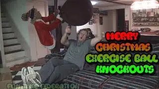 Swinging Exercise Ball Knockout Prank