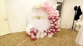 Как сделать фотозону своими руками из шаров