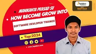 #jspidershebbal Manikanta Prasad S V as he embarks on his journey as a Software Developer Trainee!