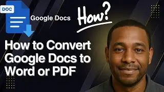 How to Convert Google Docs to Word or PDF – Quick Export Tutorial