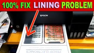 100% FIX Printer Line Print Problem / Epson L3150 Printer Head Cleaning / Skiping Line When Print