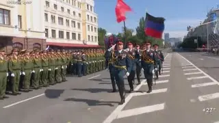 Парад Победы в Донецке 24.06.2020