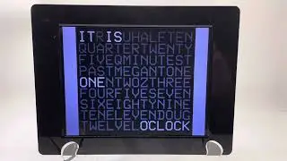 Repurpose Old Digital Photo Frame Into A Word Clock