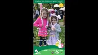 2024 PHRec & Park District Egg Hunt Thank You