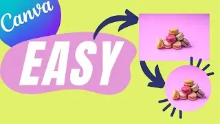 How To Crop Photos or Image Into Circles On Canva