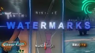 AE Like Advanced WATERMARKS 🤯🔥 | Alight Motion Preset (+XML)
