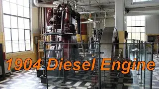 B&W No. 1 Engine from 1904 at MAN Diesel House Copenhagen