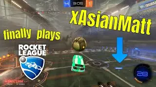 xAsianMatt finally plays Rocket League with me