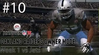 [PS4] Madden 15: Raiders Connected Franchise - Week 1 vs Jets [HD 1080P]