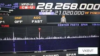 10 Meter Beacon from VK8VF to NJ98