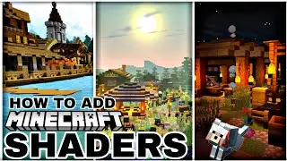 HOW TO ADD SHADERS IN MINECRAFT 🔥