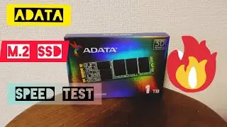 Adata M.2 SSD speed test