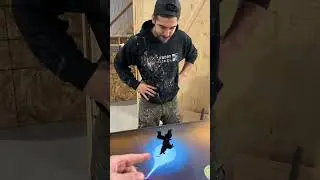 This guys PAINTED my TV!!🤯 #painting