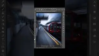 Leading Lines Blur Effects in photoshop 