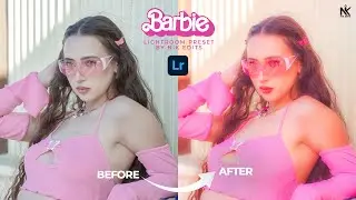Create Barbie Glow Style Color Grading in Lightroom | Free DNG File | Nik Edits