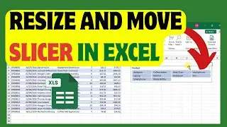 How To Resize And Move Slicer In Excel | Slicing in Excel