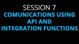 7. Comunications using API and integration functions with Zoho Creator