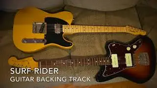 Surf Rider guitar backing track