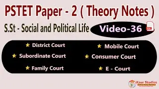 District Court | Subordinate Court | Family Court | Mobile Court | Consumer Court | E - Court