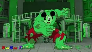 Mickey Mouse Hulk and Hulk Friends Finger Family Song