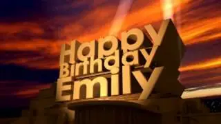 Happy Birthday Emily