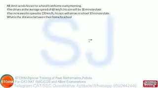 Time Speed and Distance-Unit Transfer Method Part 1/50