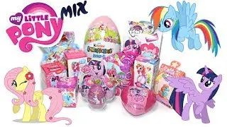 СЮРПРИЗЫ MLP! Май литл пони,Unboxing My Little Pony, лошадки Filly от Kinder Surprise Collection