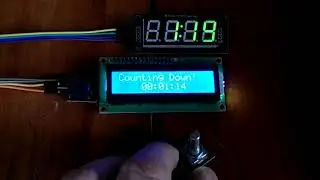 Arduino CountDown Timer rotary encoder TM1637 7 Segment LED