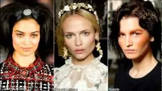 Модные причёски осень-зима 2012-2013