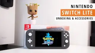NINTENDO Switch Lite Bundle UNBOXING | POKEMON Sword & SWITCH LITE Case