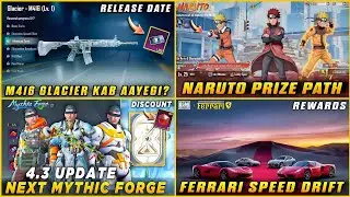 🔴 GLACIER M416 KAB AAYEGI ?| NEXT PRIZE PATH CONFIRM | MYTHIC FORGE REWARDS 4.3 | NEXT SUPERCAR BGMI