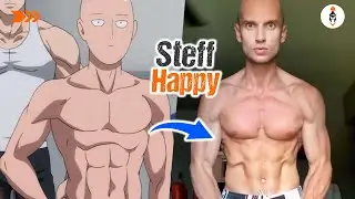 Saitama de la vida real que se alimenta con pizzas y comida chatarra || Stepan Uteshev / Steff happy