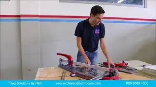 How to dry cut porcelain tiles with a manual tile cutter