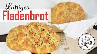 So backst du ein superluftiges FLADENBROT zuhause // PIDE selber machen // Fladenbrot Rezept