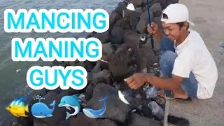 "MANCING MANING GUYS" DI PANTAI KARANGSONG INDRAMAYU 🐠🐳🐬🐋