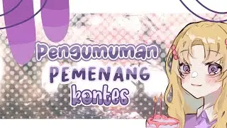 ◛⁺⑅៸៸ Pengumuman Pemenang Kontes Art Special Hbd Zahra 🎀🍓!
