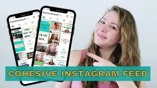 Creating CONTENT ON CANVA For A COHESIVE INSTAGRAM FEED