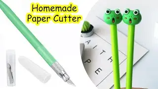 How to make paper cutter at home||Homemade cutter||DIY Cutter||homemade cutter||Sajal's Art