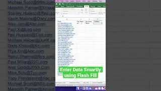 Excel Tips: Flash Fill for Substring Extraction and Fill Across Cells - Mastering Excel S09 