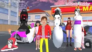 Yuta Naik Motor Ketemu Hantu Minta Diantar 😱😲 | Sakura Simulator | Game Wilson Kiddy