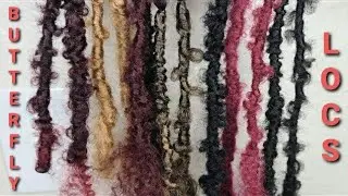 Butterfly Locs Using different type of hair and techniques / 3 Methods