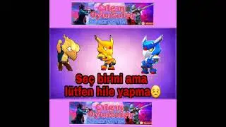 Seç birini ama hile yapma😣