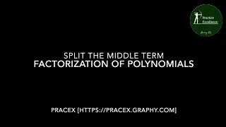 Learn to Factorize Polynomials Step-by-Step: Splitting the Middle Term Technique