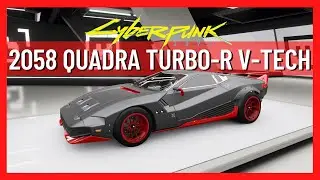 Forza Horizon 4 - 2058 Quadra Turbo-R V-Tech (Cyberpunk 2077) - Customize and Drive